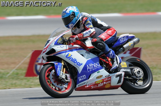 2010-06-26 Misano 3590 Carro - Superbike - Free Practice - Carlos Checa - Ducati 1098R